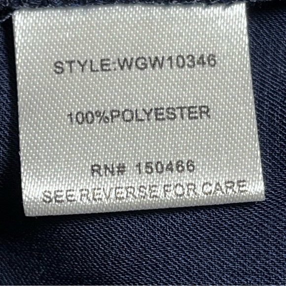 Market & Spruce | New Navy Blue Hersten Embroidery Eyelet Top, Medium - Picture 9 of 9